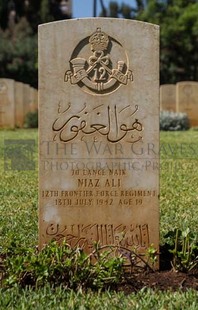 BEIRUT WAR CEMETERY - NIAZ ALI, 